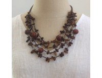 Khmer Creations Natural Knotted Necklace