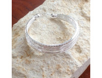 Silver-Plated "Tiara" Bracelet Cuff