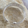 Silver-Plated "Tiara" Bracelet Cuff
