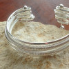 Silver-Plated "5-Strand" Bracelet